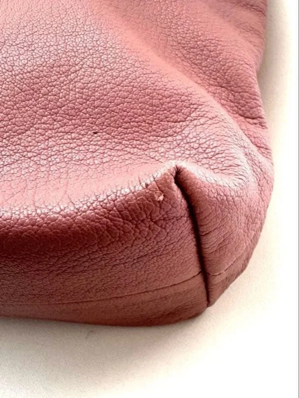 Mulberry Fold-Over Clutch in Dusty Rose with Gold Hardware